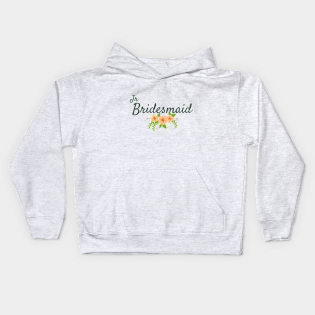 Jr Bridesmaid Kids Hoodie by frtv